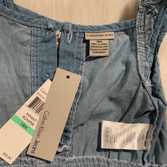 Calvin Klein Jeans - Romper (Size 18m) NWT - Picture 4 of 5